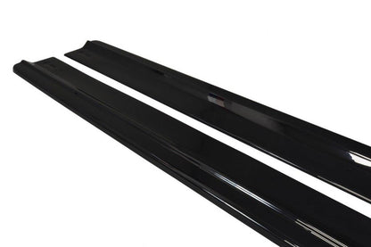 Seitenschweller Ansatz für Audi A8 D4 Carbon Look