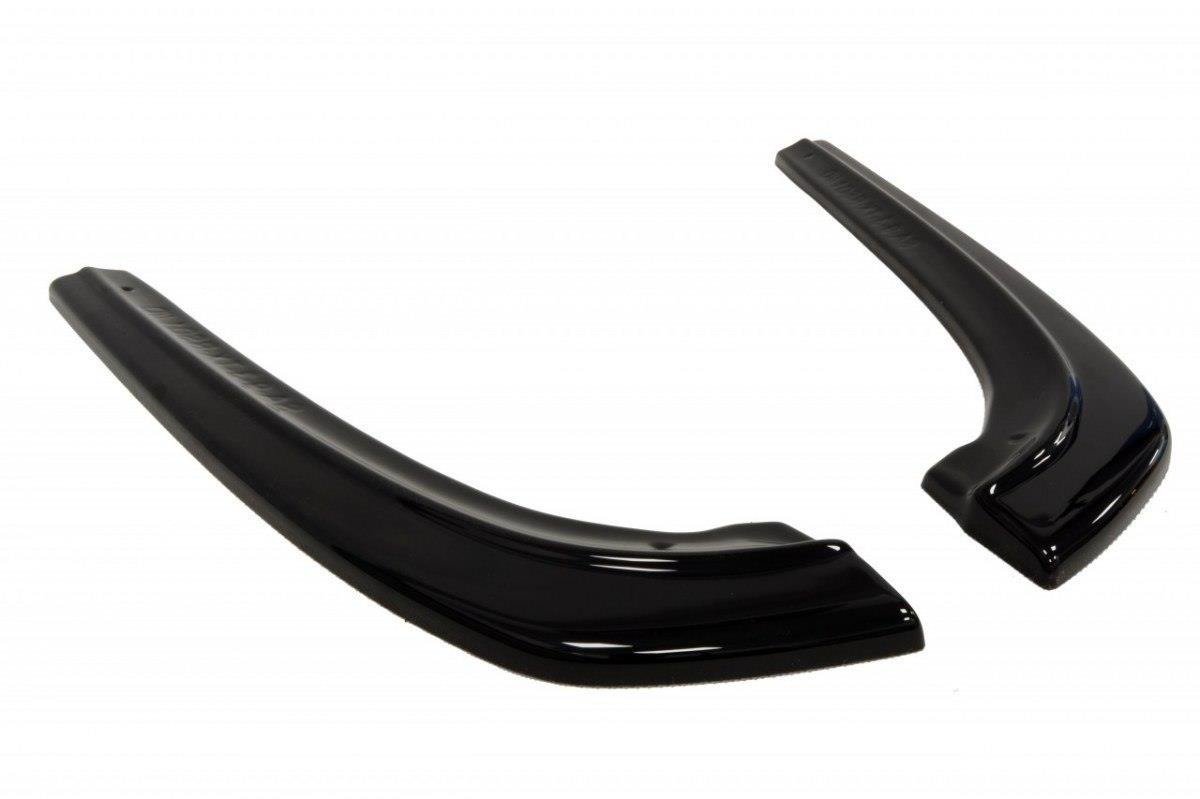 Heck Ansatz Flaps Diffusor für Audi A8 W12 D3 schwarz Hochglanz