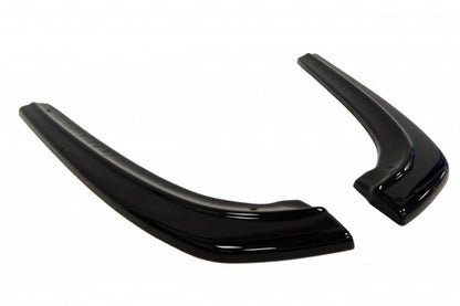 Heck Ansatz Flaps Diffusor für Audi A8 W12 D3 schwarz Hochglanz