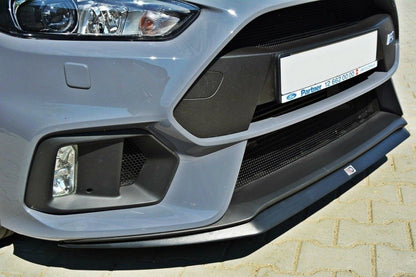 Front Ansatz V.2 für Ford Focus RS Mk3 schwarz Hochglanz