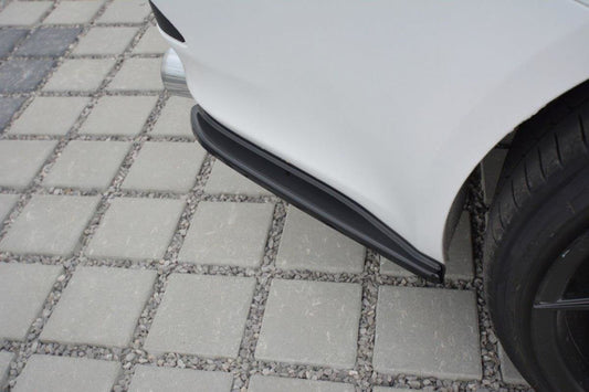 Heck Ansatz Flaps Diffusor für Lexus IS F-Sport Mk2 (XE20) Facelift schwarz Hochglanz