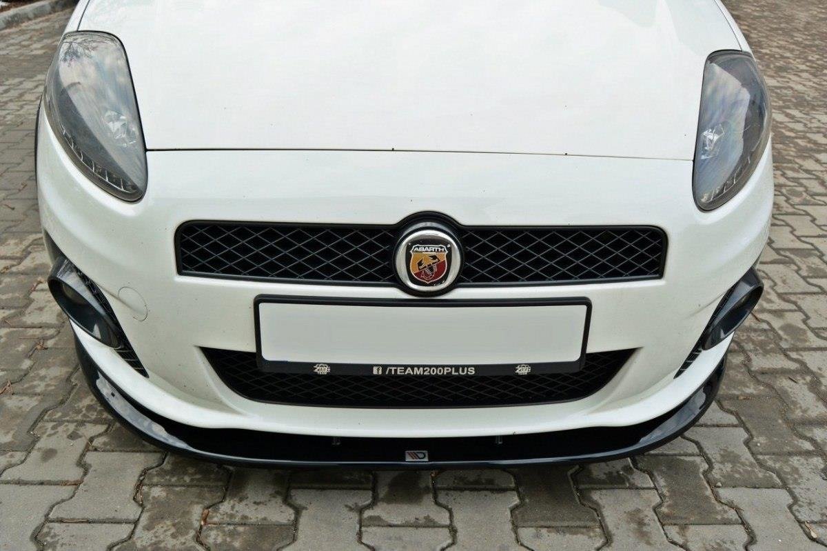 Front Ansatz V.2 für FIAT GRANDE PUNTO ABARTH schwarz Hochglanz