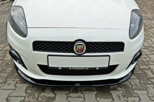Front Ansatz V.2 für FIAT GRANDE PUNTO ABARTH schwarz Hochglanz