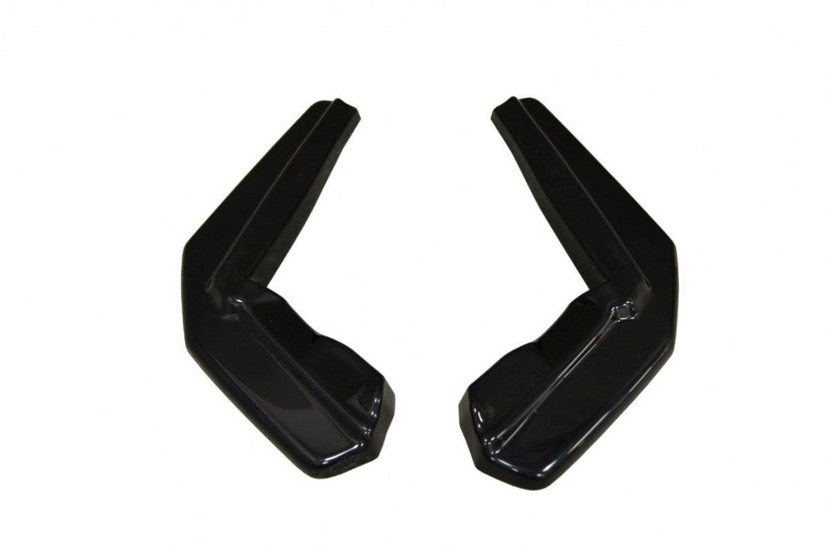 Heck Ansatz Flaps Diffusor für Lexus RX Mk4 T schwarz Hochglanz