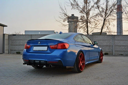 Diffusor Heck Ansatz für Heckschürze für & Heck Ansatz Flaps Diffusor für BMW 4er Coupe / Gran Coupe / Cabrio M-Paket F32 / F36 / F33