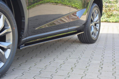 Seitenschweller Ansatz für Lexus NX Preface/Facelift schwarz Hochglanz