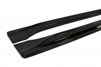 Seitenschweller Ansatz für Jeep Grand Cherokee WK2 Summit Facelift schwarz matt
