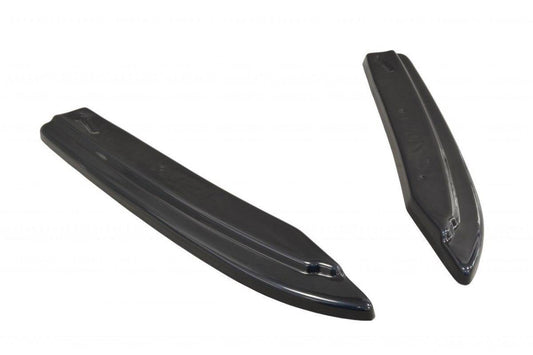 Heck Ansatz Flaps Diffusor für Audi S8 D4 FL schwarz Hochglanz