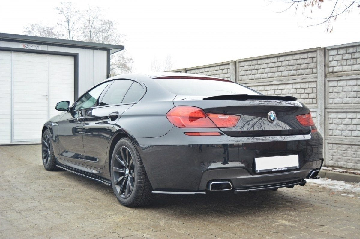 Heckansatz BMW 6er Gran Coupé M Paket DTM LOOK schwarz Hochglanz