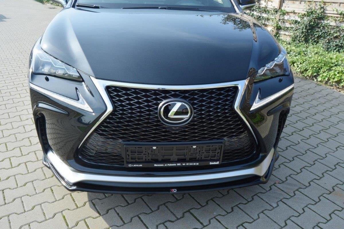 Front Ansatz V.1 für Lexus NX Mk1 F-Sport schwarz matt