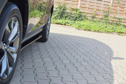 Seitenschweller Ansatz für Lexus NX Preface/Facelift schwarz Hochglanz
