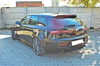 Mittlerer Diffusor Heck Ansatz für ALFA ROMEO 159 im DTM LOOK schwarz matt