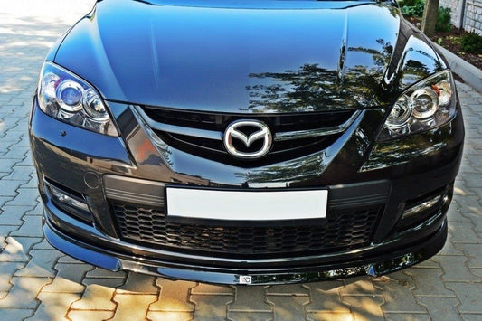 Front Ansatz für MAZDA 3 MPS MK1 (vor Facelift) schwarz Hochglanz