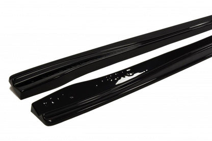 Seitenschweller Ansatz für FIAT GRANDE PUNTO ABARTH Carbon Look