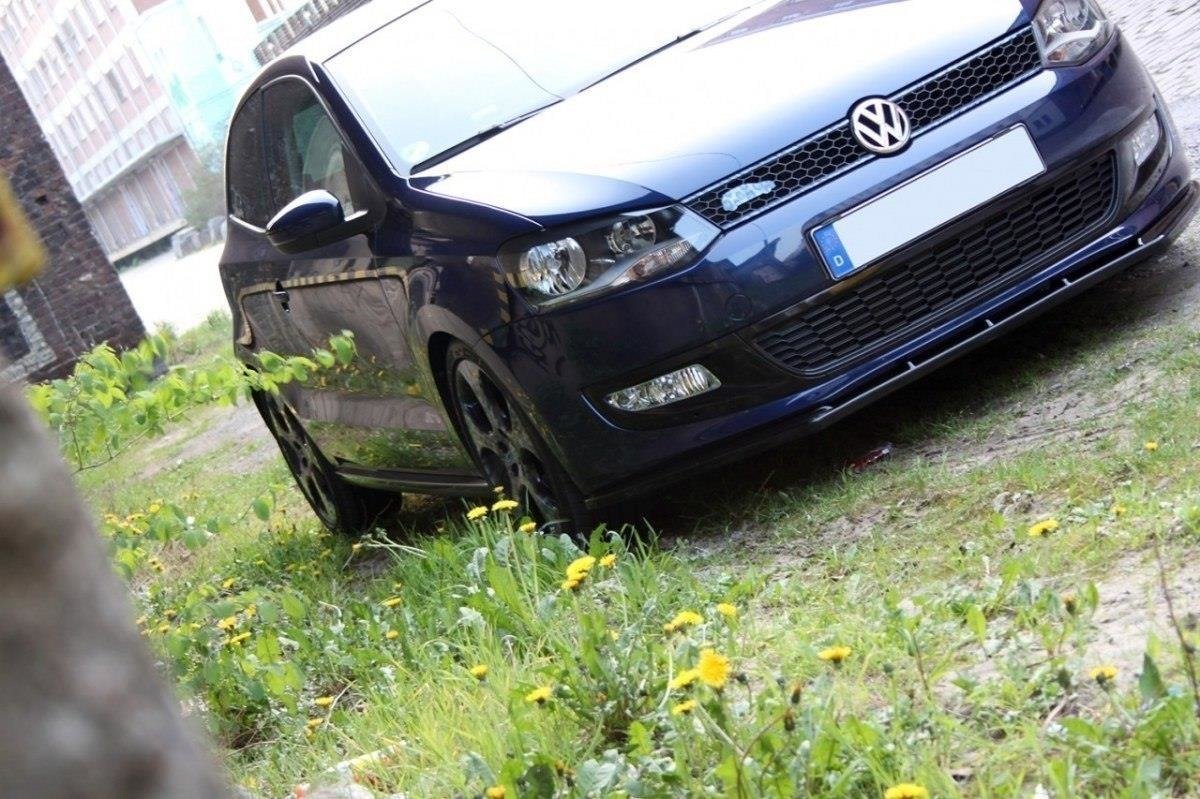Front Ansatz für VW Polo Mk5  schwarz Hochglanz