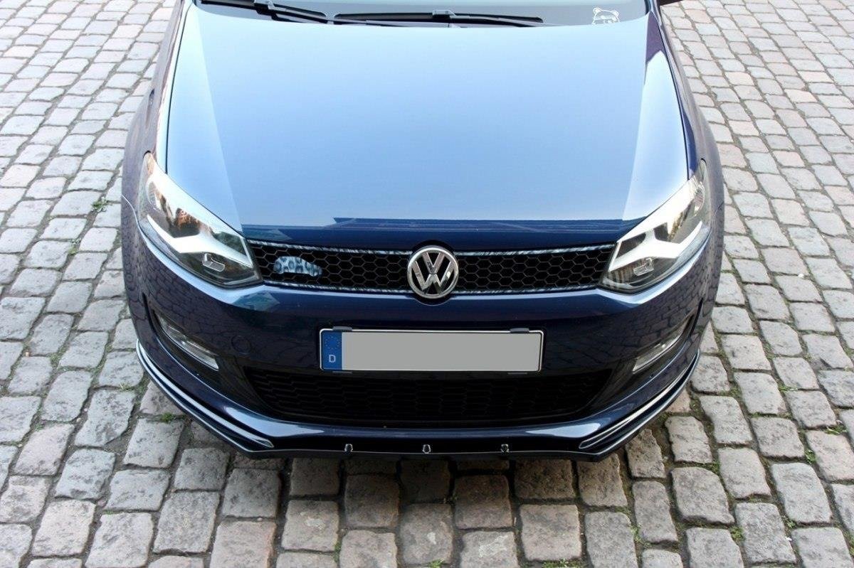 Front Ansatz für VW Polo Mk5  schwarz Hochglanz