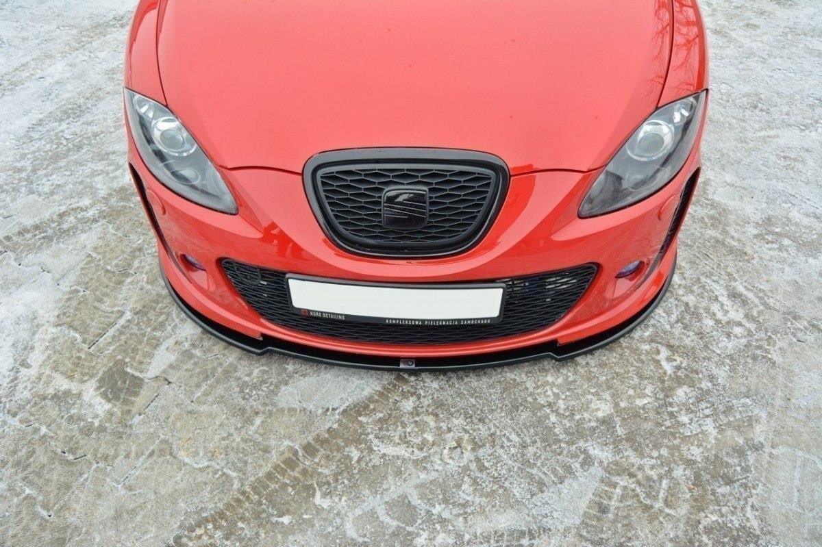 Front Ansatz für SEAT LEON MK2 MS DESIGN schwarz Hochglanz