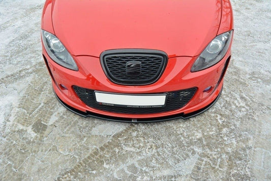 Front Ansatz für SEAT LEON MK2 MS DESIGN schwarz Hochglanz