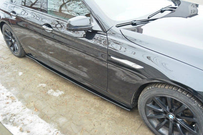 Seitenschweller Ansatz für BMW 6er Gran Coupé M Paket schwarz matt