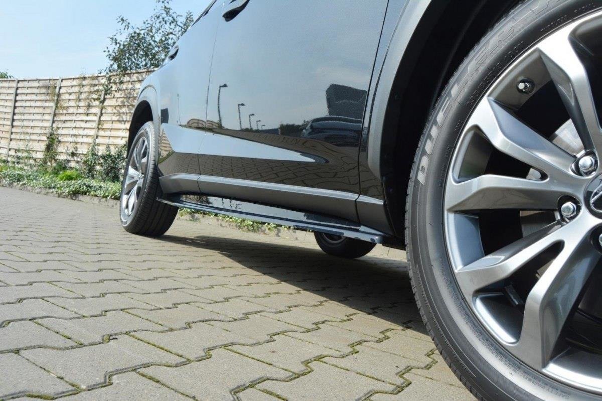 Seitenschweller Ansatz für Lexus NX Preface/Facelift schwarz Hochglanz