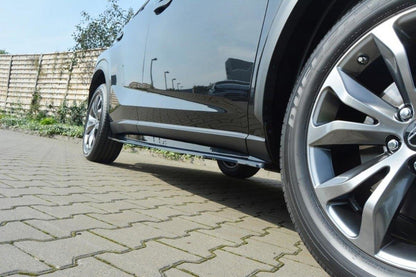 Seitenschweller Ansatz für Lexus NX Preface/Facelift schwarz Hochglanz