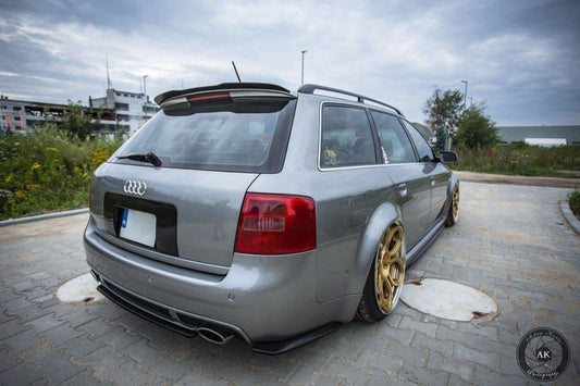 Heckansatz AUDI RS6 C5 AVANT schwarz Hochglanz