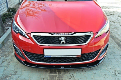 Front Ansatz für v.2 PEUGEOT 308 II GTI schwarz Hochglanz