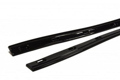 Seitenschweller Ansatz für HONDA CIVIC VIII TYPE S/R schwarz Hochglanz