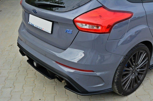 Heckansatz Ford Focus RS Mk3 schwarz Hochglanz