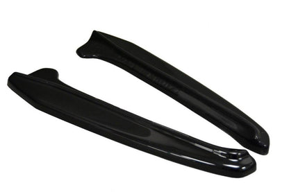 Heck Ansatz Flaps Diffusor für Lexus NX Mk1 T schwarz Hochglanz
