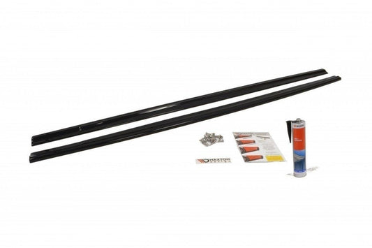 Seitenschweller Ansatz für Ford Focus ST Mk2 FL schwarz matt