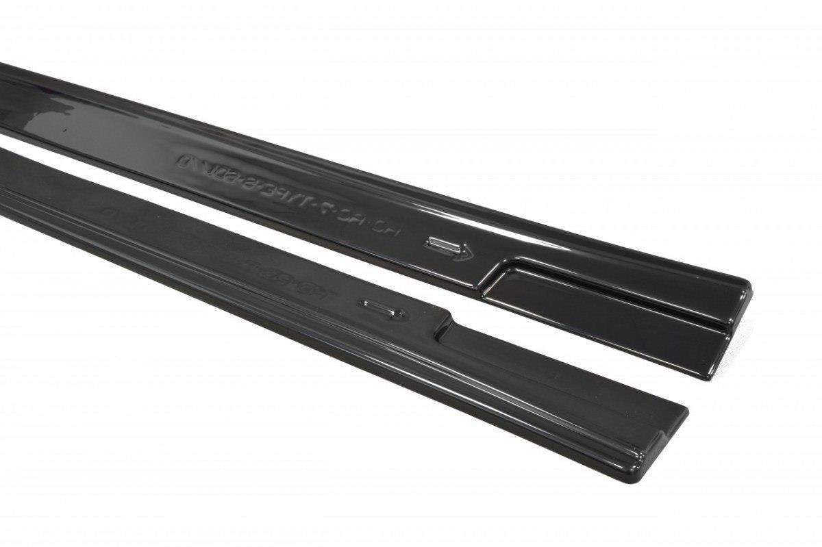 Seitenschweller Ansatz für HONDA ACCORD VII TYPE-S schwarz Hochglanz