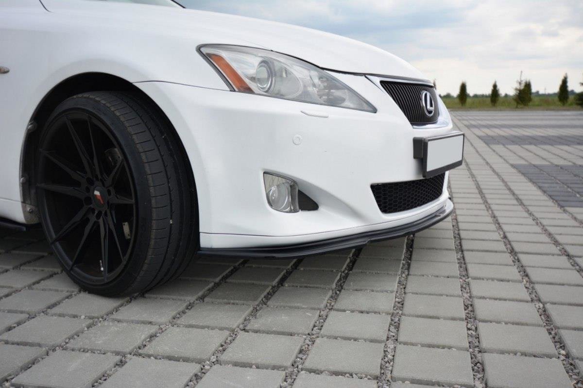 Front Ansatz V.1 für Lexus IS Mk2 schwarz Hochglanz