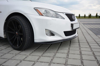 Front Ansatz V.1 für Lexus IS Mk2 schwarz Hochglanz