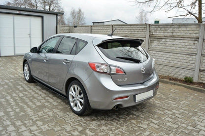 Seitenschweller Ansatz für MAZDA 3 MK2 SPORT (vor Facelift) schwarz Hochglanz