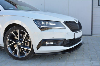 Front Ansatz V.3 für Skoda Superb Mk3 schwarz matt