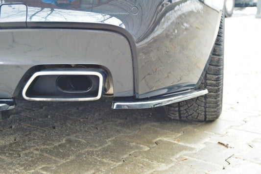 Heck Ansatz Flaps Diffusor für BMW 6er Gran Coupé M Paket schwarz Hochglanz