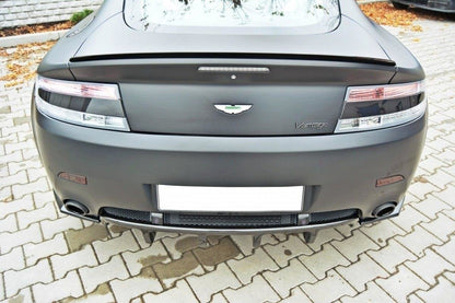 Heck Ansatz Flaps Diffusor für ASTON MARTIN V8 VANTAGE schwarz matt