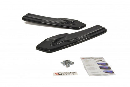 Heck Ansatz Flaps Diffusor für AUDI A5 S-LINE Facelift schwarz Hochglanz