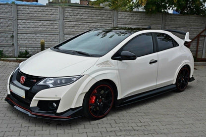 Front Ansatz für v.2 HONDA CIVIC IX TYPE R Carbon Look
