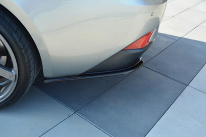 Heck Ansatz Flaps Diffusor für Lexus IS Mk3 T schwarz Hochglanz