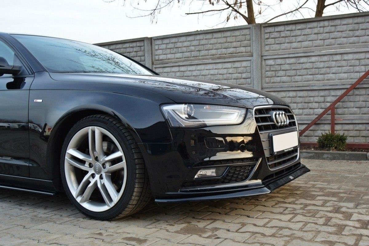Front Diffuser V.2 Audi A4 B8 FL schwarz Hochglanz
