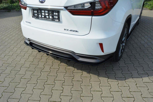 Heckansatz Lexus RX Mk4 H DTM LOOK schwarz Hochglanz
