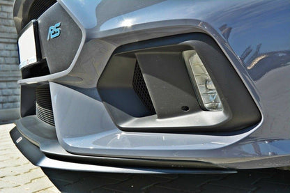 Front Ansatz V.2 für Ford Focus RS Mk3 schwarz Hochglanz