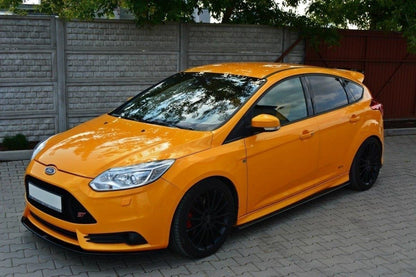 Front Ansatz V.2 für Ford Focus ST Mk3 schwarz Hochglanz