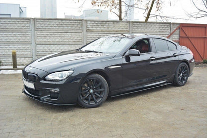 Seitenschweller Ansatz für BMW 6er Gran Coupé M Paket schwarz matt