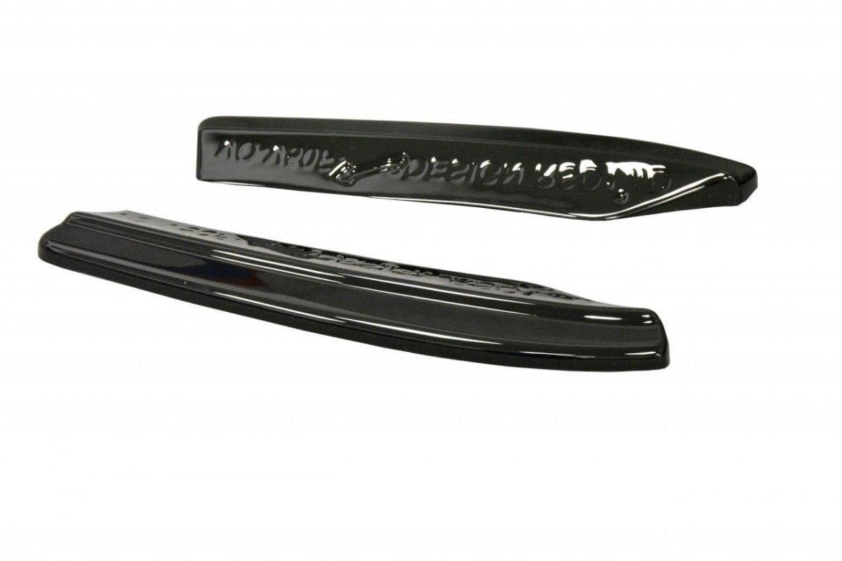 Heck Ansatz Flaps Diffusor für VOLVO V50F R-DESIGN Carbon Look