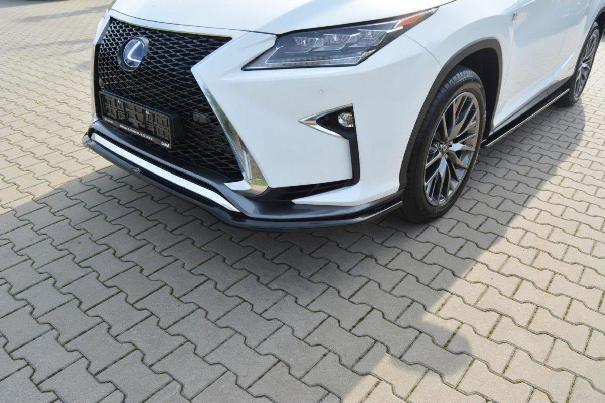 Front Ansatz V.1 für Lexus RX Mk4 F-Sport schwarz Hochglanz