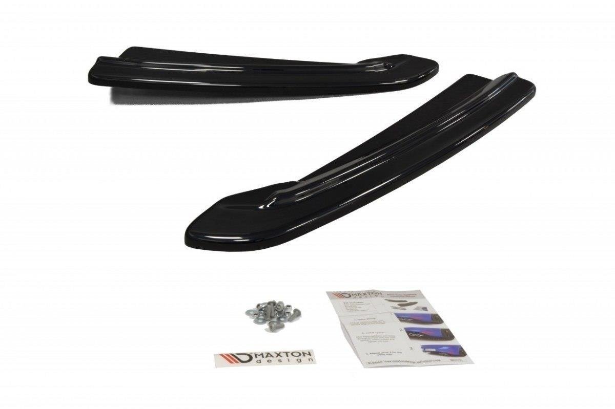 Heck Ansatz Flaps Diffusor für SKODA SUPERB III schwarz matt