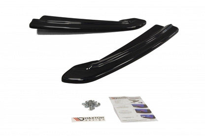 Heck Ansatz Flaps Diffusor für SKODA SUPERB III schwarz matt